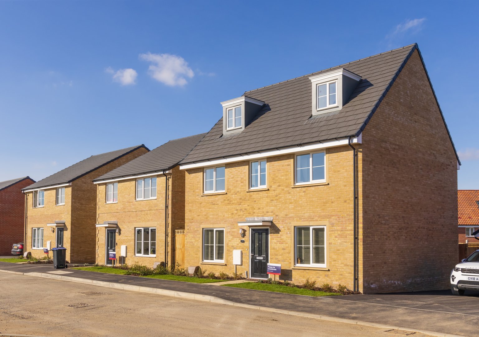 New build house with dormer loft conversion